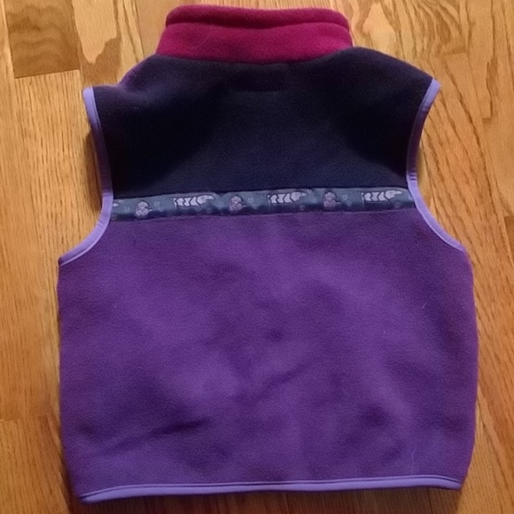 Red Rover Purple Fleece Vest, size 3 (3T-4T) - Picture 4 of 8